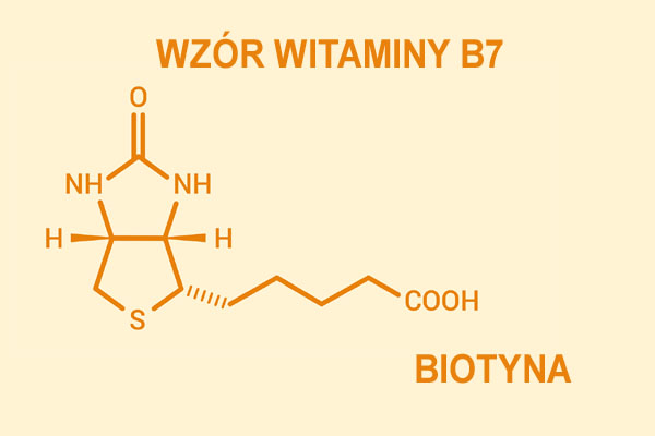 Wzór chemiczny witaminy B7